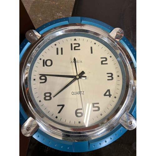 491 - LARGE AMSUA WALL CLOCK