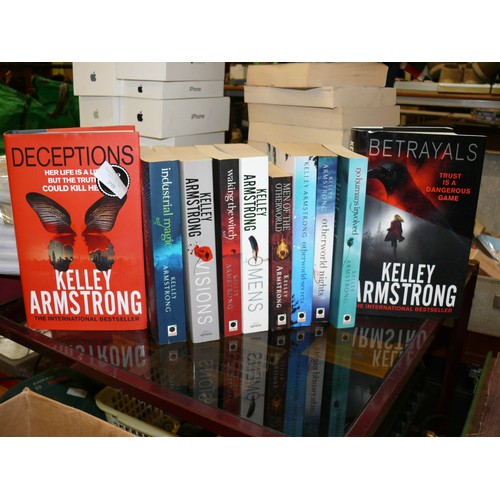 398 - 10 X KELLEY ARMSTRONG FANTASY NOVELS INC 2 IN HARDBACK