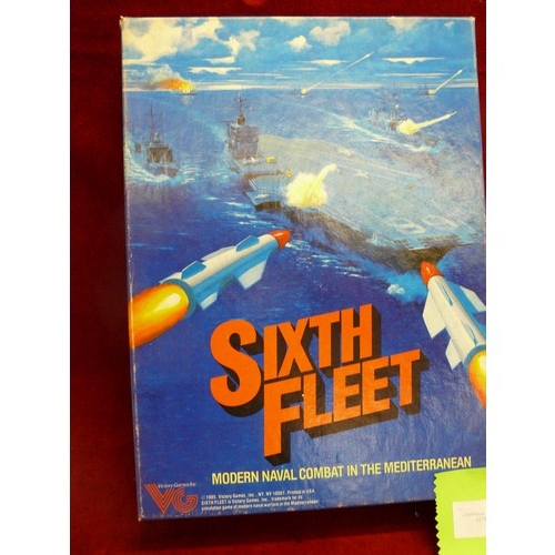 4 - SIXTH FLEET MODERN NAV COMBAT IN THE MEDITTERANEAN -  VICTORY GAMES INC