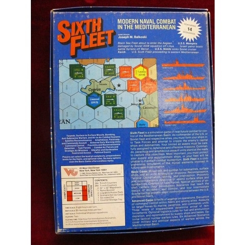 4 - SIXTH FLEET MODERN NAV COMBAT IN THE MEDITTERANEAN -  VICTORY GAMES INC