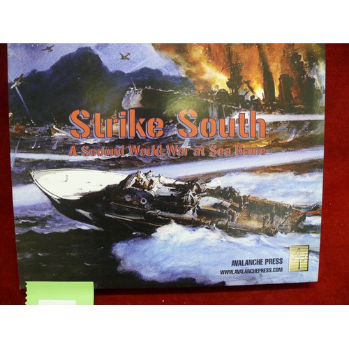 8 - STRIKE SOUTH A SECOND WORLD WAR AT SEA GAME - AVALANCHE PRESS, UNPUNCHED