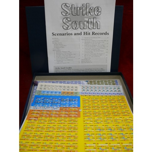 8 - STRIKE SOUTH A SECOND WORLD WAR AT SEA GAME - AVALANCHE PRESS, UNPUNCHED