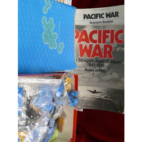 15 - PACIFIC WAR THE STRUGGLE AGAINST JAPAN 1941-1945 -  VICTORY GAMES -  PUNCHED - GOOD CONDITION