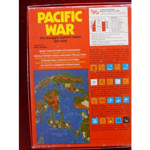 15 - PACIFIC WAR THE STRUGGLE AGAINST JAPAN 1941-1945 -  VICTORY GAMES -  PUNCHED - GOOD CONDITION