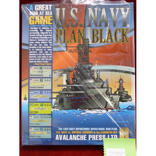 17 - A GREAT WAR AT SEA GAME - U.S.NAVYPLAN BLACK,  1922 NAVY DEPARTMENT OPERATIONAL WAR PLAN U.S. NAVY v... 