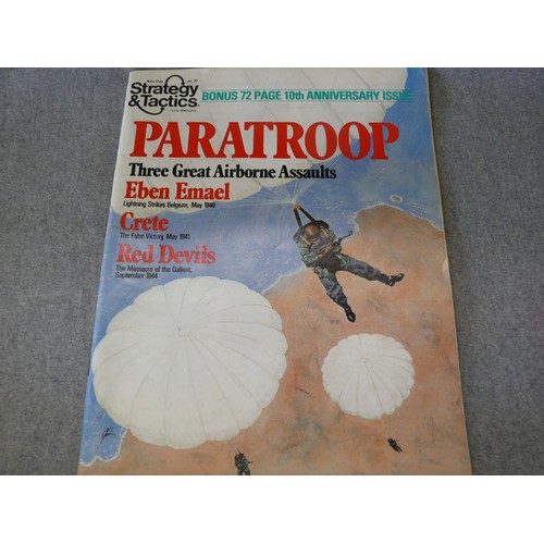 33 - STRATEGY & TACTICS MAGAZINES  NR 52, 59, 77 - OIL WAR, THE PLOT TO ASSASSINATE HITLER, PARATROOP