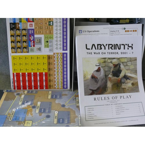 45 - LABYRINTH -  THE WAR ON TERROR 2001-?, GMT GAMES, UNPUNCHED