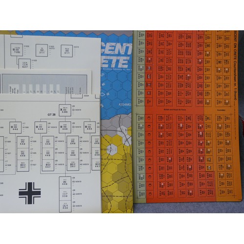 49 - DESCENT ON CRETE MAY 1941, AN HISTORICAL SIMULATION GAME -THE TIME IS 0830 HOURS 20 MAY 1941, SPI, U... 