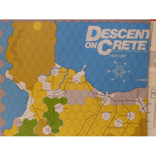 49 - DESCENT ON CRETE MAY 1941, AN HISTORICAL SIMULATION GAME -THE TIME IS 0830 HOURS 20 MAY 1941, SPI, U... 