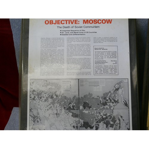 51 - OBJECTIVE MOSCOW THE DEATH OF THE SOVIET COMMUNISM, A FUTURE HISTORY SIMULATION GAME, USED