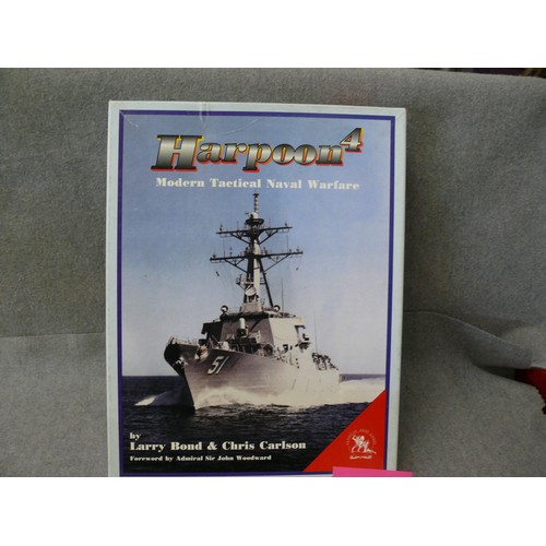 58 - HARPOON 4, MODERN TACTICAL NAVAL WARFARE, CLASH OF ARMS GAMES 9604.57, UNPUNCHED