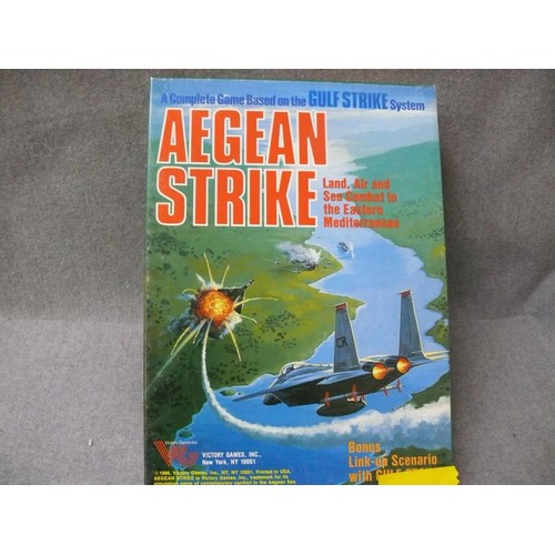 63 - AEGEAN STRIKE- LAND, AIR AND SEA COMBAT IN THE EASTERN MEDITERRANEAN - VICTORY GAMES, UNPUNCHED