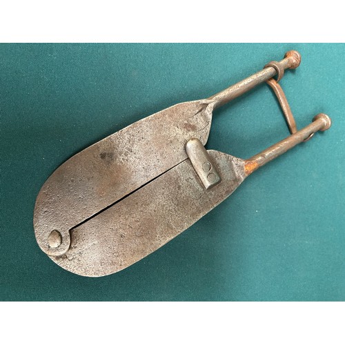 403 - 19th Century English steel castrating clamp