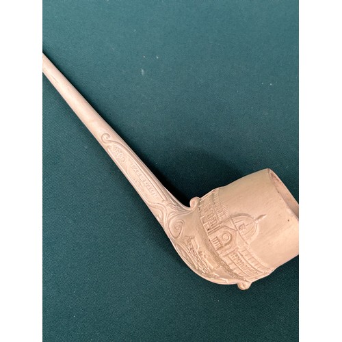 221 - Rare Oversized Clay Pipe commemorating the Great Exhibition at the Crystal Palace by Charles Crop, L... 