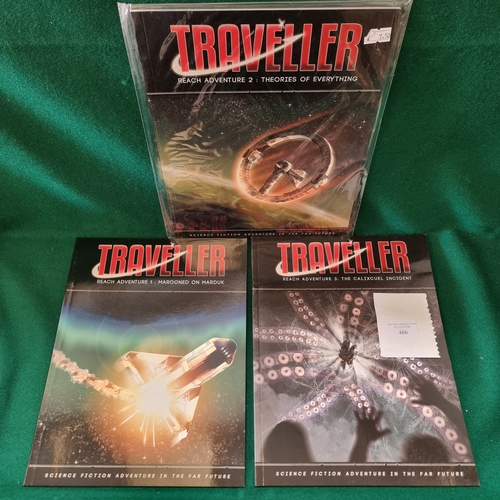 466 - TRAVELLER REACH ADVENTURE 1 2 & 3 COLLECTION OF SCIENCE FICTION ADVENTURE BOOKS