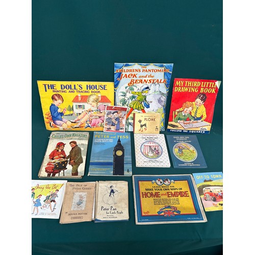 339 - Vintage Childrens books including The Tale of Peter Rabbit by  Beatrix Potter published by Frederick... 