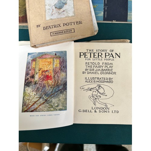 339 - Vintage Childrens books including The Tale of Peter Rabbit by  Beatrix Potter published by Frederick... 