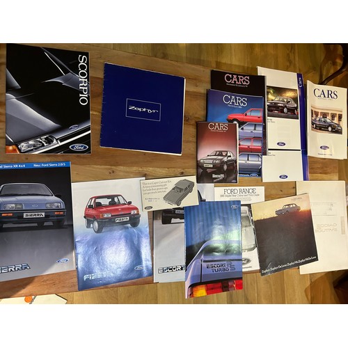 392 - Automobilia Ephemera / Car brochures: All Ford from Large Zodiac & Executive (undated c1960’s); Zeph... 