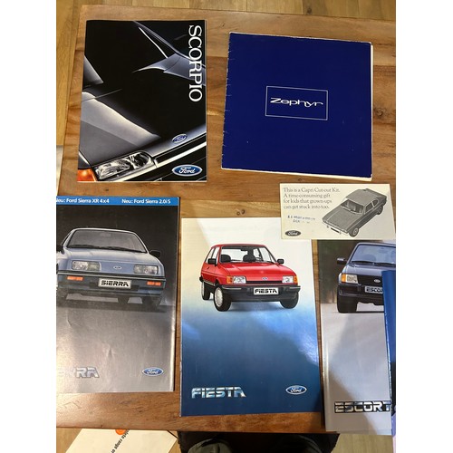 392 - Automobilia Ephemera / Car brochures: All Ford from Large Zodiac & Executive (undated c1960’s); Zeph... 