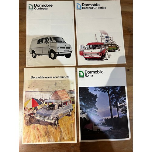 394 - Automobilia Ephemera / Vehicle Brochures: Dormobile motor homes 1970’s x 7 including:- Dormobile Con... 