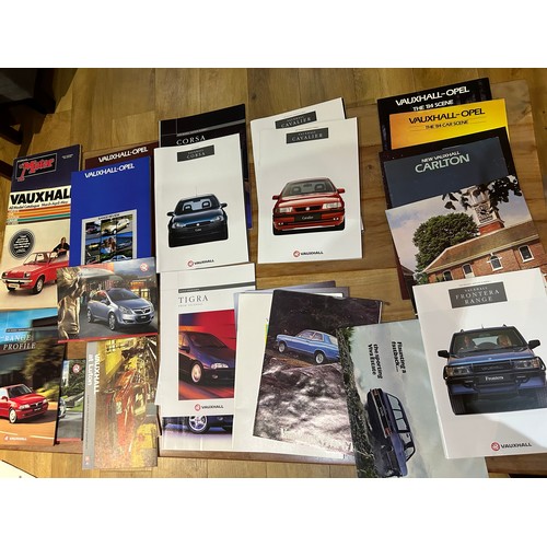 398 - Automobilia Ephemera / Car Brochures: Vauxhall, including Viva GT (1970), Viva Estate (1970), Model ... 