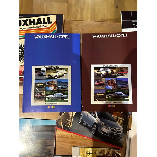 398 - Automobilia Ephemera / Car Brochures: Vauxhall, including Viva GT (1970), Viva Estate (1970), Model ... 