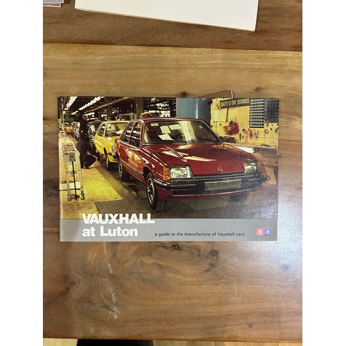 398 - Automobilia Ephemera / Car Brochures: Vauxhall, including Viva GT (1970), Viva Estate (1970), Model ... 