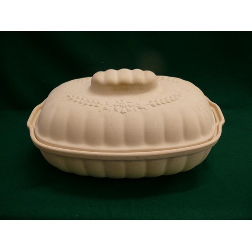 66 - SCHEURICH-KERAMIKW WEST GERMAN TERRACOTTA OVEN DISH WITH LID