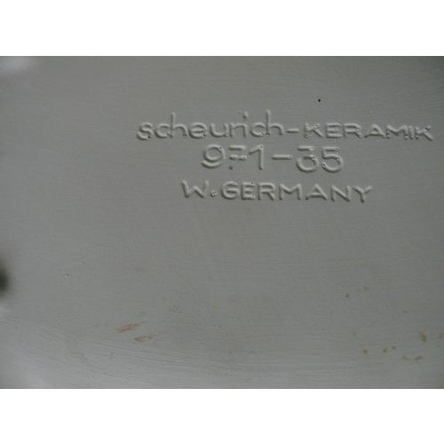 66 - SCHEURICH-KERAMIKW WEST GERMAN TERRACOTTA OVEN DISH WITH LID