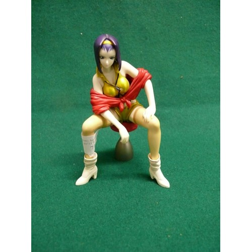 71 - COWBOY BEBOP FAYE VALENTINE FIGURE AND STOOL