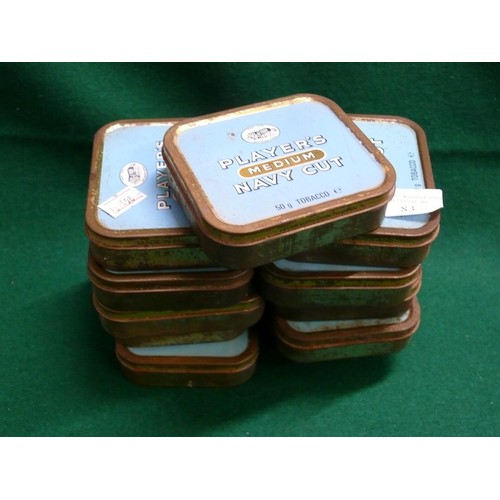 83 - 9 VINTAGE PLAYER'S TOBACCO TINS