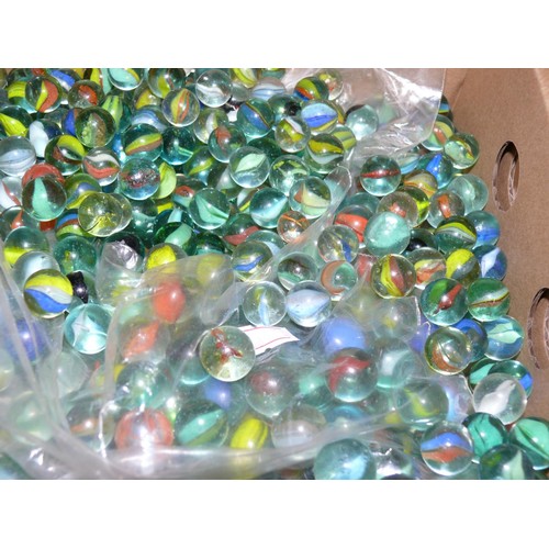 82 - LARGE BOX OF MARBLES