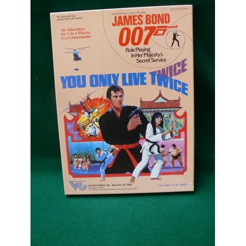 128 - JAMES BOND BOXED ROLEPLAYING GAME YOU ONLY LIVE TWICE