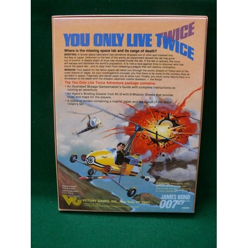 128 - JAMES BOND BOXED ROLEPLAYING GAME YOU ONLY LIVE TWICE