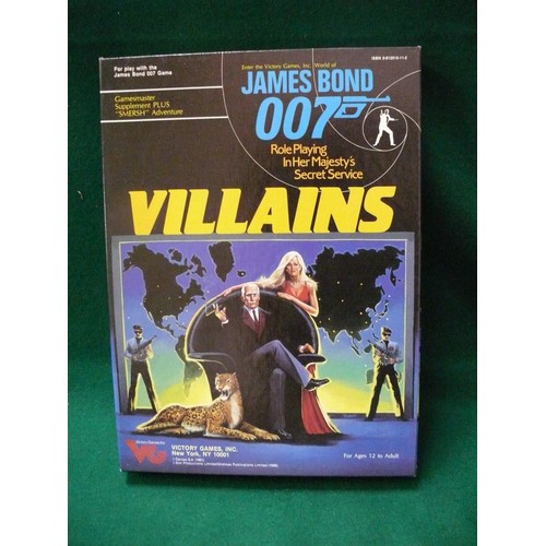 129 - JAMES BOND BOXED ROLEPLAYING GAME A VIEW TO A KILL