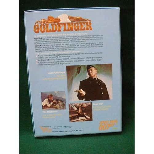 138 - JAMES BOND BOXED ROLEPLAYING GAME GOLDFINGER