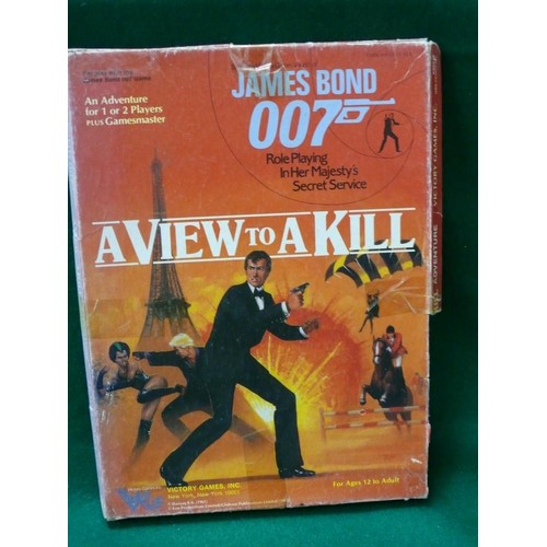 141 - JAMES BOND BOXED ROLEPLAYING GAME A VIEW TO A KILL