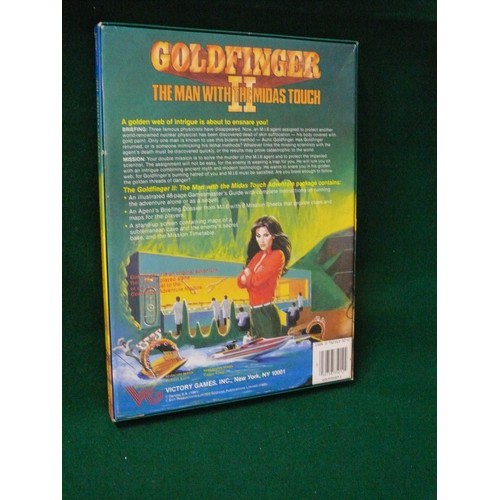 142 - JAMES BOND BOXED ROLEPLAYING GAME GOLDFINGER 2 THE MAN WITH THE MIDAS TOUCH