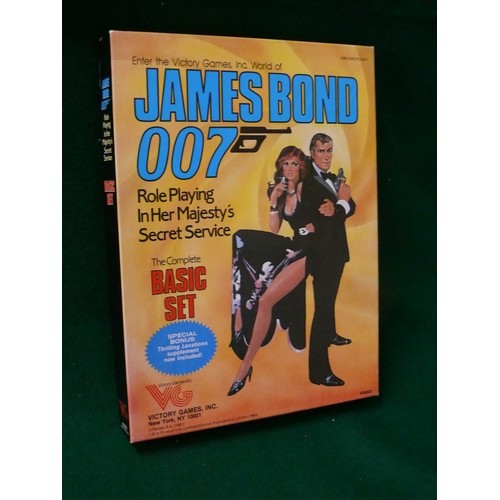 143 - JAMES BOND BOXED ROLEPLAYING GAME BASIC SET