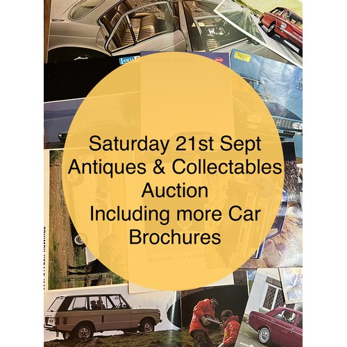 376 - Look out for our online catalogue for our Antiques & Collectables Auction, Saturday 21st September. ... 