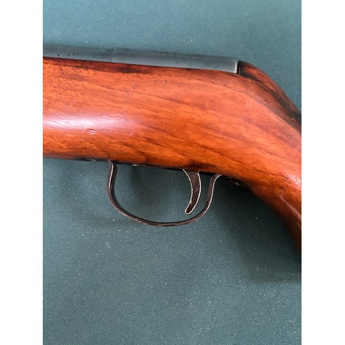 105 - A Webley Mark 3 Air Rifle, .22 caliber - missing Webley badge in stock - 1950's or 60's Series 4 or ... 