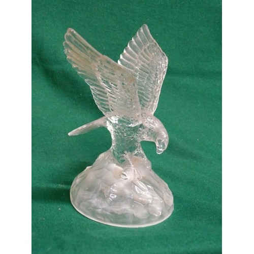 103 - VERY NICE CRYSTAL EAGLE ORNAMENT