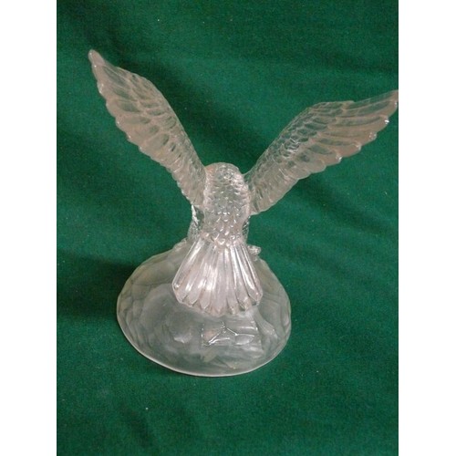 103 - VERY NICE CRYSTAL EAGLE ORNAMENT