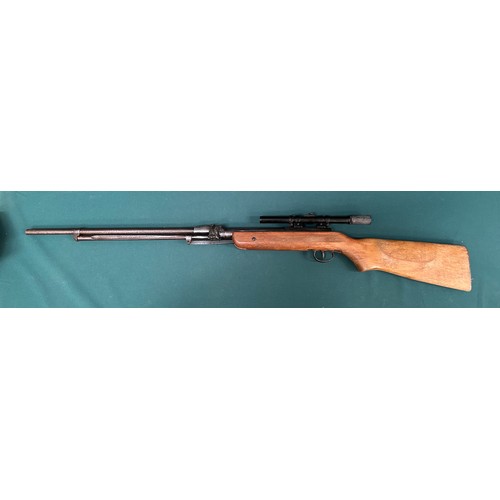 101 - Post War Model 822 break-barrel air rifle - marked Foreign, probably by Relum, 110cm