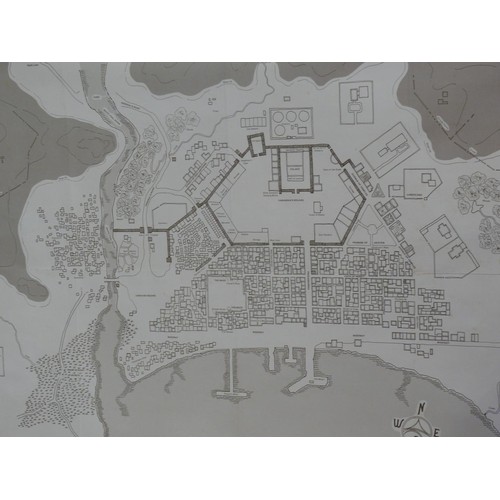 145 - LARGE MAP OF THE CITY OF SANCTUARY