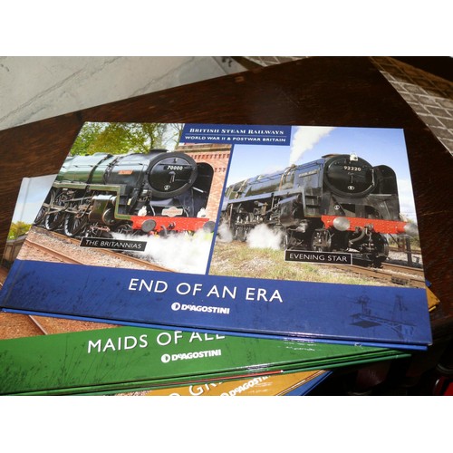 171 - 6 BRITISH STEAM RAILWAYS HARDBACK BOOKS