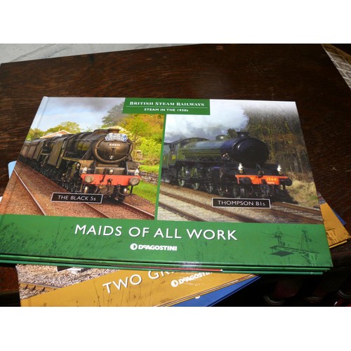 171 - 6 BRITISH STEAM RAILWAYS HARDBACK BOOKS