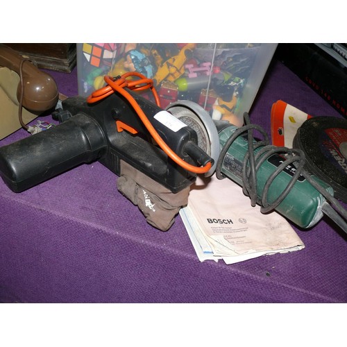 175 - BOSCH ANGLE GRINDER AND BLACK & DECKER POWER FILE