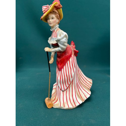 209 - Royal Doulton Figurine “Croquet” HN3470, limited edition of 5000 from the British Sporting Heritage ... 