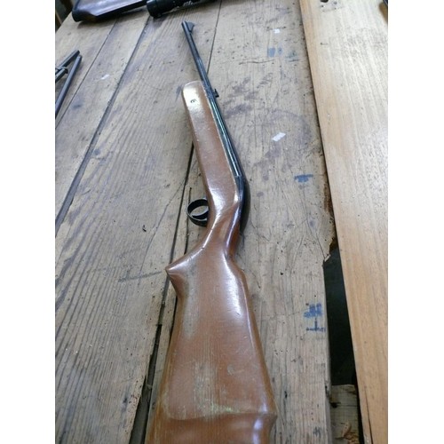 196 - BSA Mercury .22 Air Rifle was a break barrel, spring powered, Air Rifle first produced in 1972 by th... 